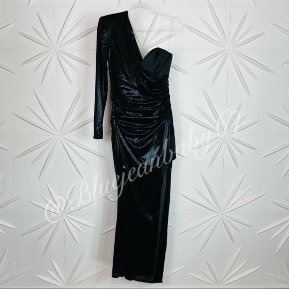 House of CB Asymmetric Draped Gown ✨Stunning✨ - Picture 10 of 17